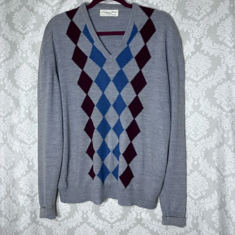 Vintage Christian Dior “Monsieur”  Sweater L
